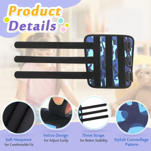 Miniatura 2 de Tope de succión de pulgar para niños, protector de succión de dedos, tratamiento para morder uñas, prevención de succión de pulgar para niños