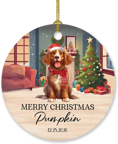 Miniatura 9 de Adorno de perro de Alaskan Malamute personalizado, árbol de Navidad, adorno de perro de Malamute de Alaska, regalos para amantes de los perros