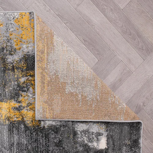 Miniatura 5 de Rugshop Brighton Alfombra Pasillo Moderna Abstracta Resistente a las Manchas Suave 2' x 7' Amarilla