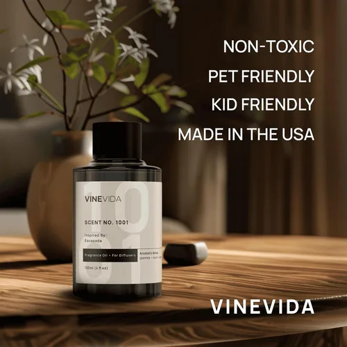 Miniatura 8 de VINEVIDA Aceite aromático de madera de teca de caoba para difusores de aire frío, aceites esenciales para recarga de aceite difusor y ambientador
