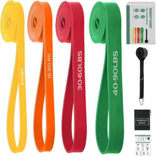 Resistance Bands,Exercise Bands,Workout Bands,Resistance Bands Set for Legs,Pull Up Bands,Stretch Bands for Exercise,Muscle Training, Physical