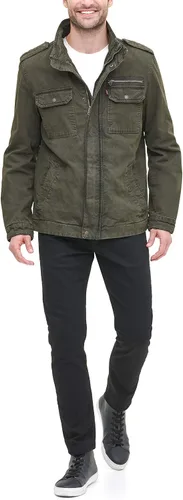 Miniatura 3 de Levi's Chaqueta militar de algodón lavado grande y alto para hombre