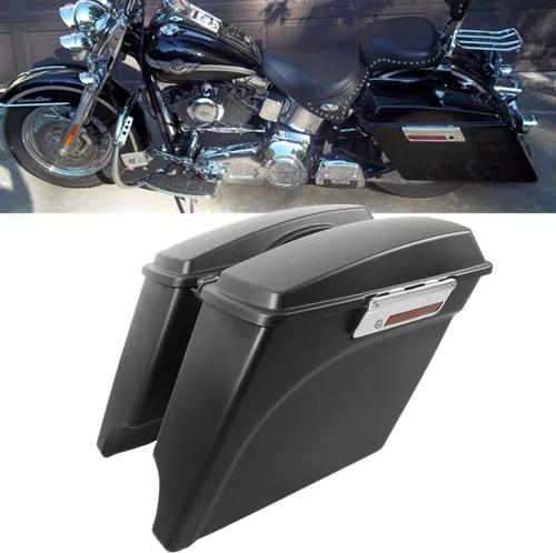 Miniatura 2 de Alforjas alargadas de 5 pulgadas TCMT para Harley Touring Street Electra Glide 1993-2013