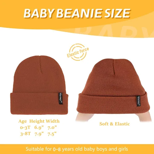 Miniatura 3 de Century Star Gorro de invierno para bebé, gorro de invierno para niños y niñas