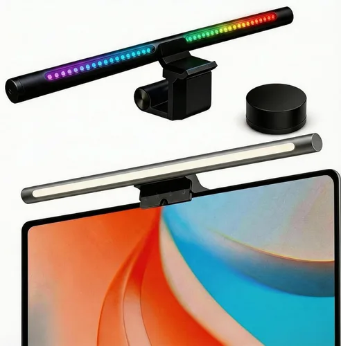 YEELIGHT Barra de luz para monitor, retroiluminación Ra98, lámpara de computadora Ra98 funciona con materia y Alexa para juegos de oficina en casa,