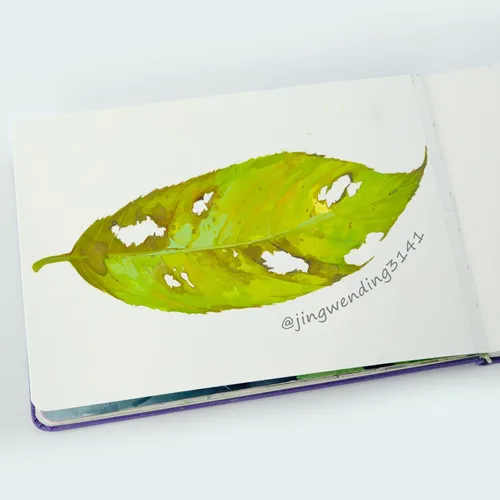 Miniatura 2 de CuppaClip Papel de acuarela de algodón prensado en caliente con bolsillo interior, cuaderno de bocetos de acuarela, diario como cuaderno de viaje