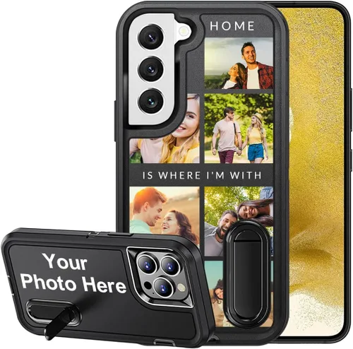 Miniatura 9 de Funda de teléfono personalizada para Samsung Galaxy S22 Ultra 5G, funda protectora de cuerpo completo a prueba de golpes con múltiples fotos, funda