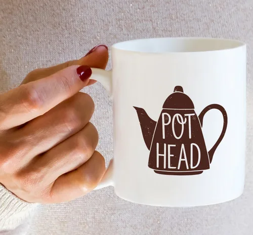 Miniatura 6 de Retreez Taza divertida – Pot Head, Weed - Tazas de café de cerámica de 11 onzas – Divertido, sarcasmo, sarcástico, motivacional, regalos