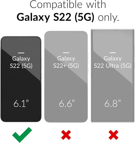 Miniatura 2 de Crave Para Samsung Galaxy S22 Caso, Funda De Doble Capa De Protección A Prueba De Golpes Para Samsung Galaxy S22 5G (6.1 Pulgadas) - Pizarra