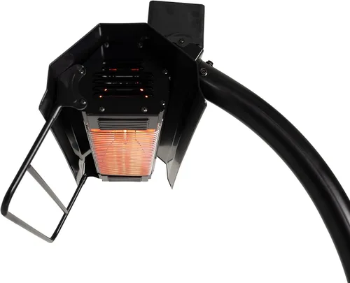 Miniatura 7 de Fire Sense calentador infrarrojo telescópico para exteriores o interiores con poste, Negro