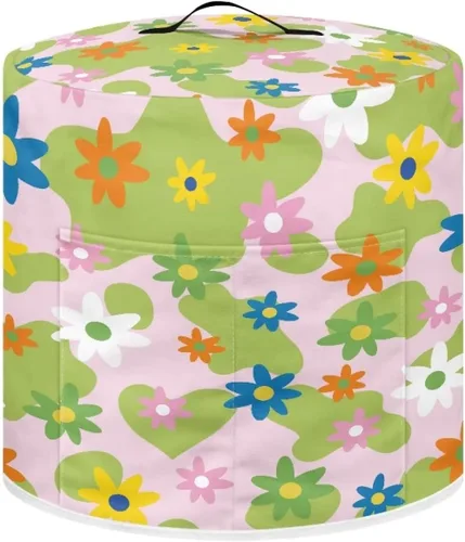 Miniatura 17 de Dolyues Cubierta para olla a presión de aguacate, cubierta antipolvo con estampado de frutas verdes, cubierta antipolvo para electrodomésticos