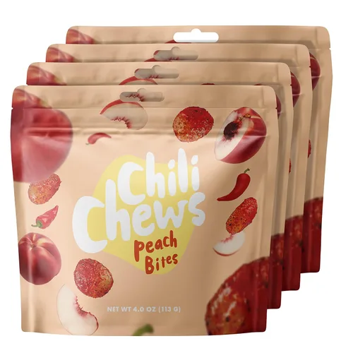 Chili Chews Bocados de caramelo con gran sabor dulce, luego agridulce y picante, bocadillos para todas las edades, la combinación perfecta de dulce