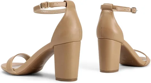 Miniatura 4 de DREAM PAIRS - Sandalias de tacón grueso y bajo para mujer