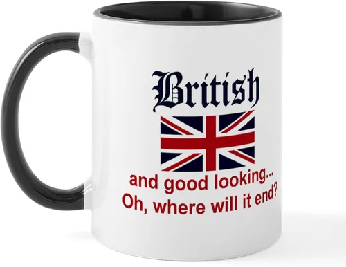 Miniatura 11 de CafePress British American Translations Taza de café de cerámica (11 oz)