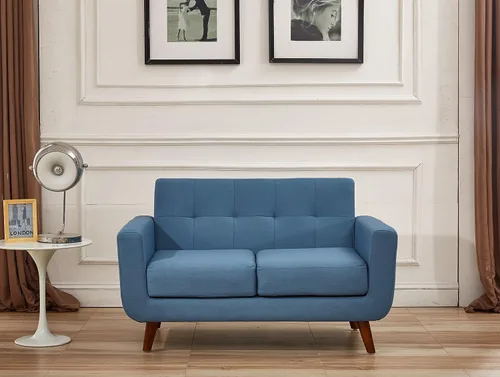 Miniatura 32 de Jenny - Sillón de tela de lino copetudo, cómodo, moderno, tapizado, para sala de lectura, club, bohemio, para sala de estar, dormitorio y espacios