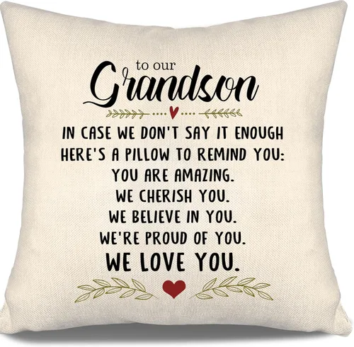 Miniatura 31 de En caso de que no lo diga lo suficiente aquí hay una almohada para recordarte que eres increíble, te aprecio, te quiero. Funda de almohada para tía