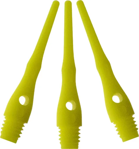 Viper Dart accesorio suave para punta de dardos Tufflex III 2BA, en paquete de 100 y 1000 unidades Amarillo Neón