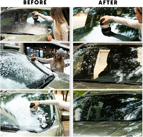 Miniatura 6 de ZONETECH Rascador de hielo eléctrico para parabrisas de automóvil, rascador de nieve eléctrico para ventana, herramientas de eliminación de hielo