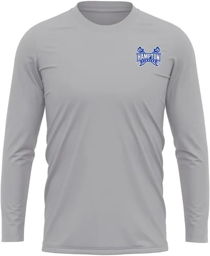 Miniatura 67 de Camisa deportiva de manga larga oficial de la NCAA Collegiate para hombre, con logotipo en el pecho izquierdo, colección Athletic Heather