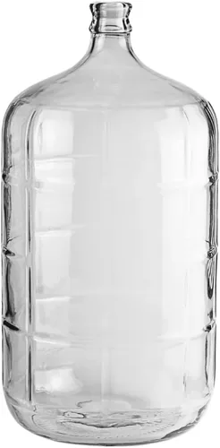 FastRack Garrafón de vidrio de 6 galones | Fermentador transparente para vino y cerveza | Garrafón de vidrio italiano para elaboración casera,