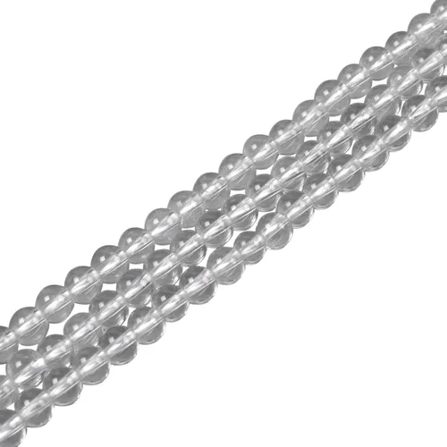 Miniatura 17 de Cuentas sueltas redondas de cristal curativo de 0.16 pulgadas (0.157 in) para hacer joyas