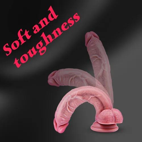 Miniatura 5 de Consolador Realista de Silicona de 7 Pulgadas para Principiantes Ultra Delgado y Fino con Ventosa, Consolador Anal de Pene Suave Pequeño y Lindo