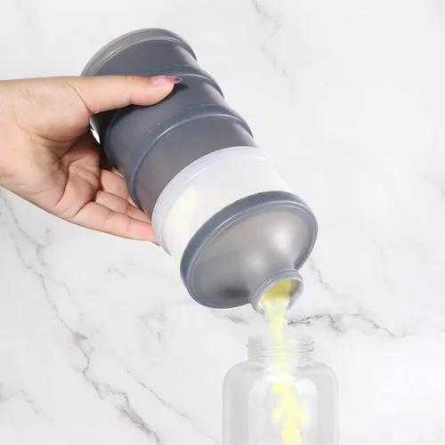 Miniatura 4 de Accmor Paquete de 2 Dispensadores de Fórmula para Bebés Para Llevar, Dispensador de Fórmula Apilable Contenedor de Fórmula Para Llevar, Contenedor