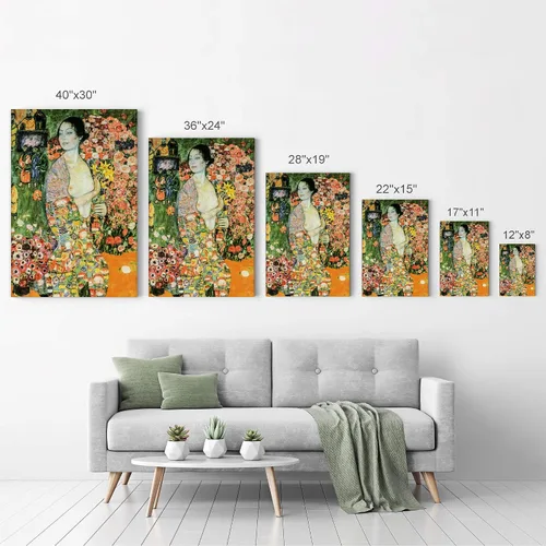 Miniatura 7 de Smile Art Design The Dancer by Gustav Klimt - Lienzo decorativo para pared, pintura famosa, reproducción de arte fino, pinturas al óleo, arte