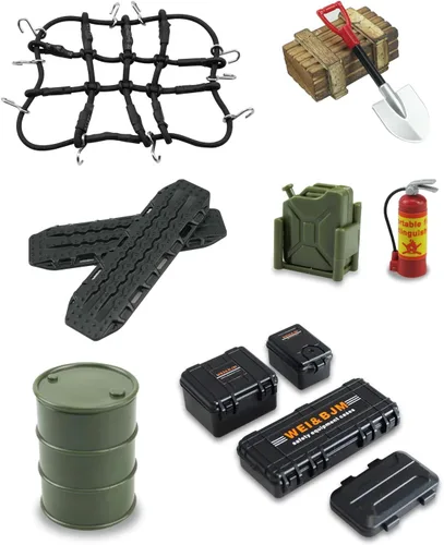 Miniatura 8 de 1/24 1/18 RC Crawler Accesorios para 1/18 TRX4M 1/24 Axial SCX24 (12 piezas naranja)