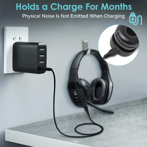 Miniatura 4 de Cable de carga micro USB compatible con HyperX Cloud Flight, Corsair Void Void Pro HS70 HS70 Pro K63, Razer BlackShark V2 Pro, auriculares Turtle