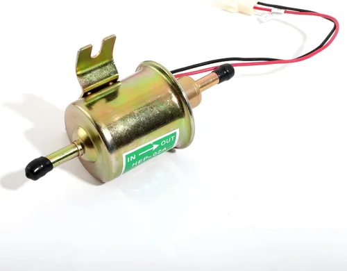 Miniatura 5 de HEP-02A Bomba de combustible eléctrica universal 12V Transferencia de baja presión Bomba de combustible en línea para cortacésped carburador motor