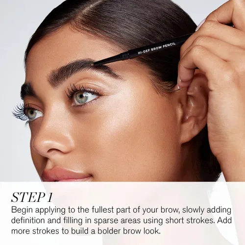 Miniatura 3 de RevitaLash Cosmetics, Lápiz de cejas de alta definición, hipoalergénico y libre de crueldad animal Café cálido