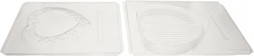 Miniatura 2 de Cybrtrayd Plastic mold, 7-1/4" x 7-1/2" x 1/2" deep, Clear