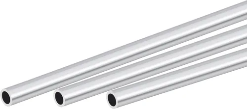 Miniatura 27 de uxcell 6063 Tubo redondo de aluminio 0.315 in OD 0.197 in Diámetro interior 11.811 in Longitud Tubería 3 PC