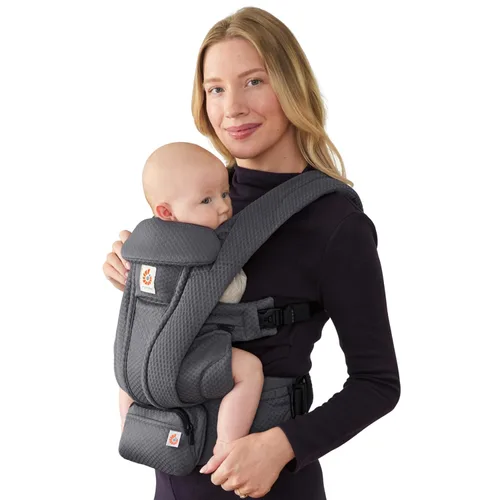 Miniatura 19 de Ergobaby Omni Deluxe - Portabebés de lujo para recién nacidos a niños pequeños, transpirables, para el verano, portabebés para todas las posiciones