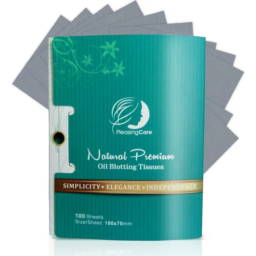 Miniatura 17 de Pañuelos naturales absorbentes de grasa facial, hojas de papel para eliminar manchas de grasa facial Bambú-Carbón vegetal