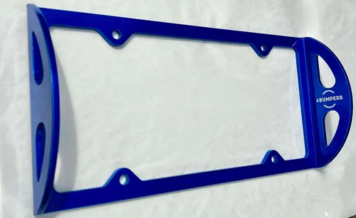 Miniatura 13 de Marco para placas de acero sólido 4Bumpers "Duo", el mejor protector para parachoques, Negro