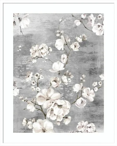 Amanti Art Framed Wall Art Print 41x33 Blossoming Garden II by PI Studio, Flowers Wall Art, Vintage Decor, X-Large Poster Painting Artwork for
