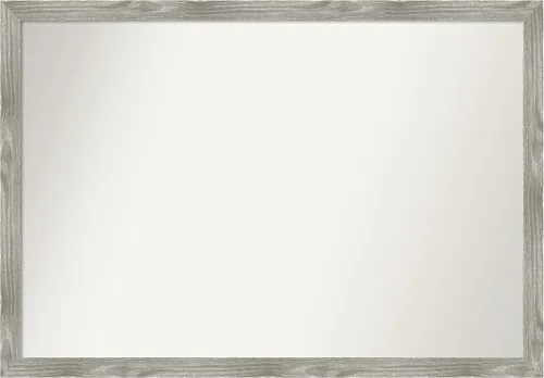 Miniatura 277 de Amanti Art Espejo personalizado, espejo de baño gris plomo a rayas, espejo de pared o espejo de tocador de baño sobre el fregadero