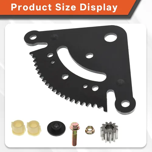 Miniatura 4 de labwork Sector de dirección y piñón con bujes de repuesto para John Deere D130 D140 D150 D160 D170 1GXD110E, Material 45 Acero