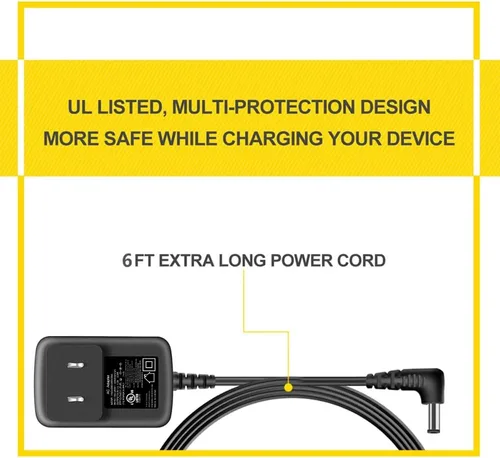 Miniatura 8 de Fuente de alimentación para Panasonic PNLV226 KX-TG242 KX-TGE210 KX-TGL463 KX-TGF383 Teléfonos 5.5V Adaptador de CA PNLC1029 KX-TG6722 Cargador