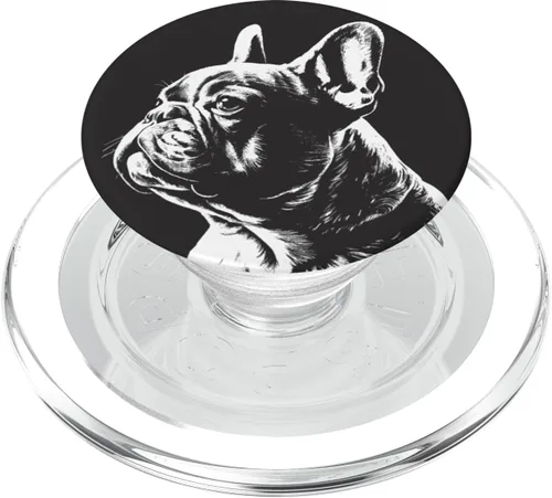 Miniatura 8 de PopSockets de dibujo francés Bulldog francés intercambiable PopGrip