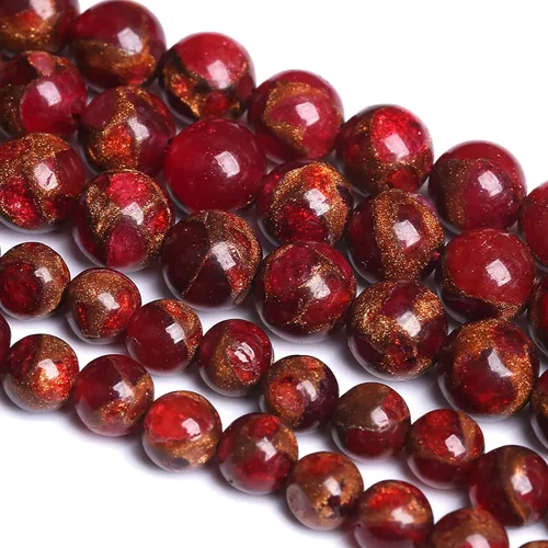 Miniatura 14 de 12MM 31 piezas de cuentas de cloisonné verdes, cuentas sueltas redondas para hacer joyas, pulseras DIY