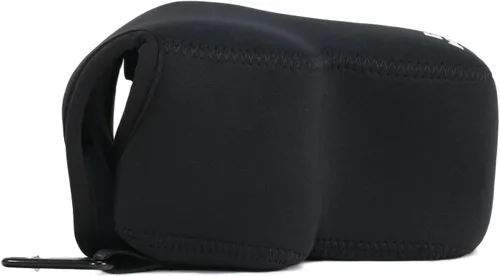 Miniatura 4 de MegaGear Funda de neopreno ultraligera para cámara, con mosquetón, compatible con Sony Cyber-Shot DSC-RX10 IV, DSC-RX10 III - Negro - MG755