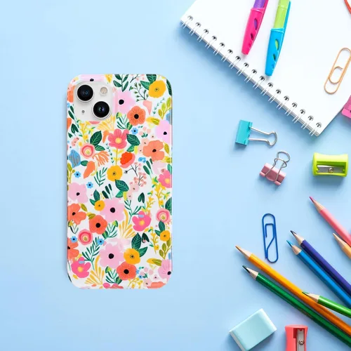 Miniatura 8 de J.west Funda compatible con iPhone 14, suave, a prueba de golpes, bonita funda protectora floral para mujer, diseño de patrón de flores de jardín