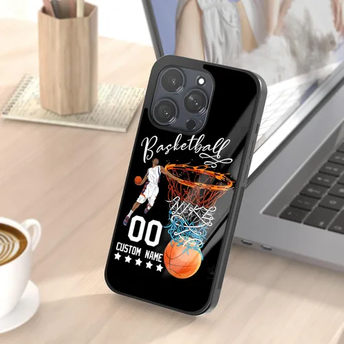 Miniatura 8 de Fundas de teléfono de baloncesto personalizadas para iPhone 8 11 12 13 14 15 16 17 Pro Max Plus Mini para Samsung A03 A13 A14 A15 A51 A52 A53 A54