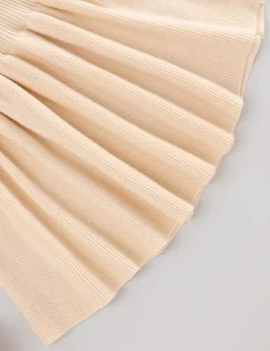 Miniatura 9 de Glaoly Vestido de manga larga con volantes de color sólido para niñas pequeñas, vestidos de otoño e invierno