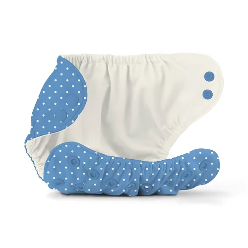 Miniatura 4 de Esembly Cubierta para pañales de tela, pañal de natación reutilizable, impermeable, transpirable, capa exterior ajustable sobre interior absorbente