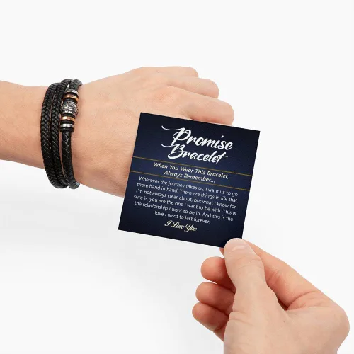 Miniatura 4 de FG Family Gift Mall Pulsera "Para Mi Hombre Te Amo", Regalos para Él, Esposo, Novio, Regalos Sentimentales de Esposa, Novia, Pulsera Para Mi Hombre