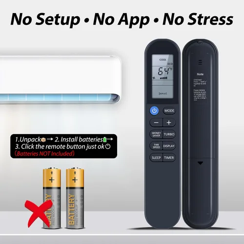 Miniatura 8 de Nuevo control remoto de repuesto de CA para aire acondicionado Friedrich Unifit & Chill Serie Premiere UCT12A10A, CCW15B10A, UCT14B30A, CEW18B33A
